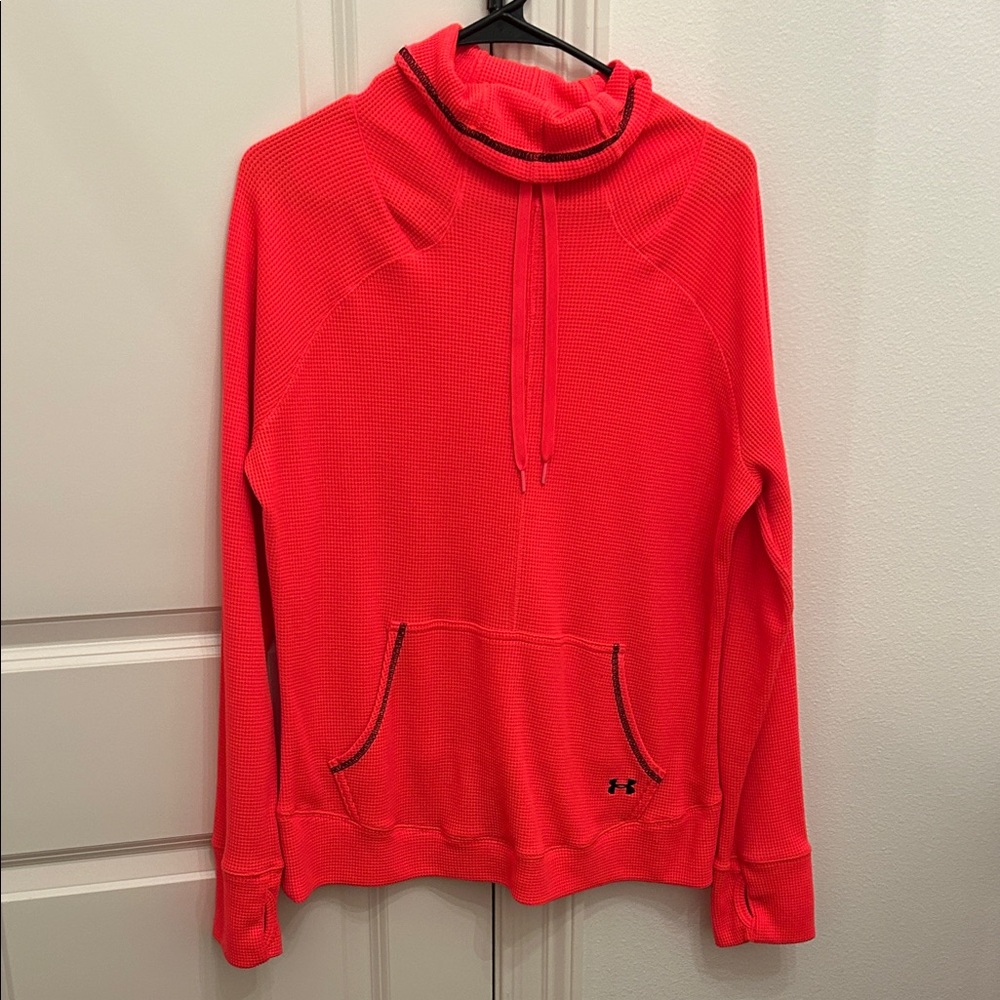 Under Armour Women's Vibrant Orange Cowl Neck